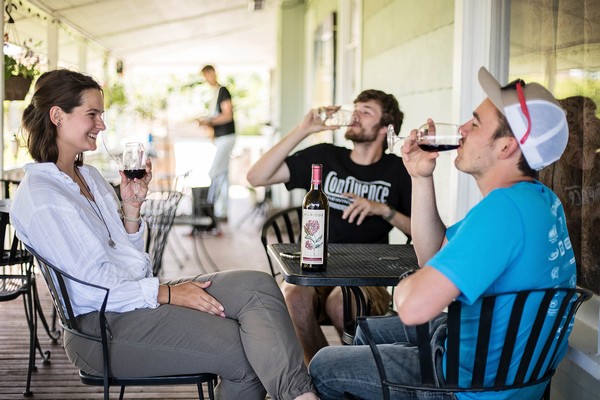 Front Porch of the Wildridge Winery